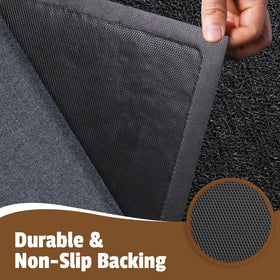 HOMEK non-slip backing provides safe footing for kids and pets