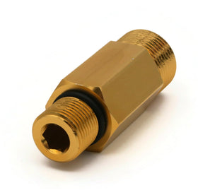 Homelite Ryobi outlet tube 308862003 in use demonstrates simple installation.