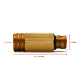 Homelite Ryobi outlet tube 308862003 side view, showcasing durable construction.