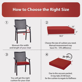 HOMELYSIAN high-density foam delivers supportive seating for long outdoor conversations.