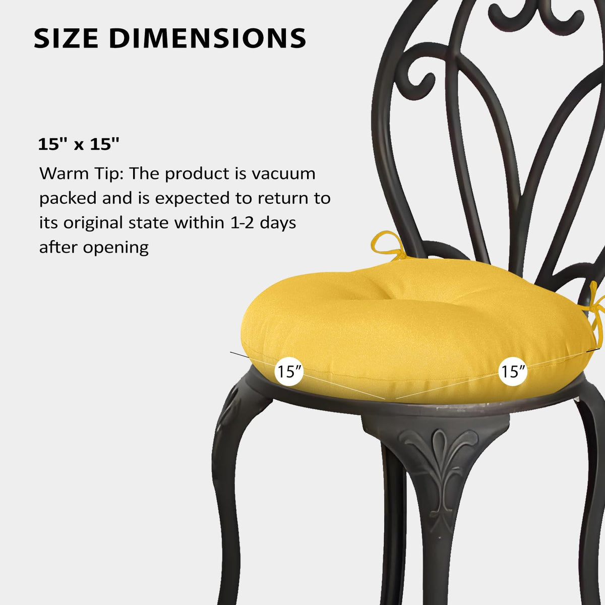 HOMELYSIAN cushions brighten indoor dining chairs and outdoor furniture alike.