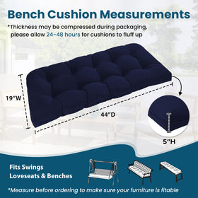 HOMELYSIAN tufted stitch close-up shows secure multi-point buttons maintaining cushion shape.