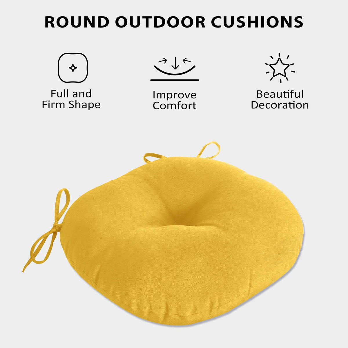 HOMELYSIAN cushions arrive vacuum-packed and regain fullness after 48 hours.