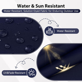 HOMELYSIAN water resistant patio cushions resist moisture for outdoor use