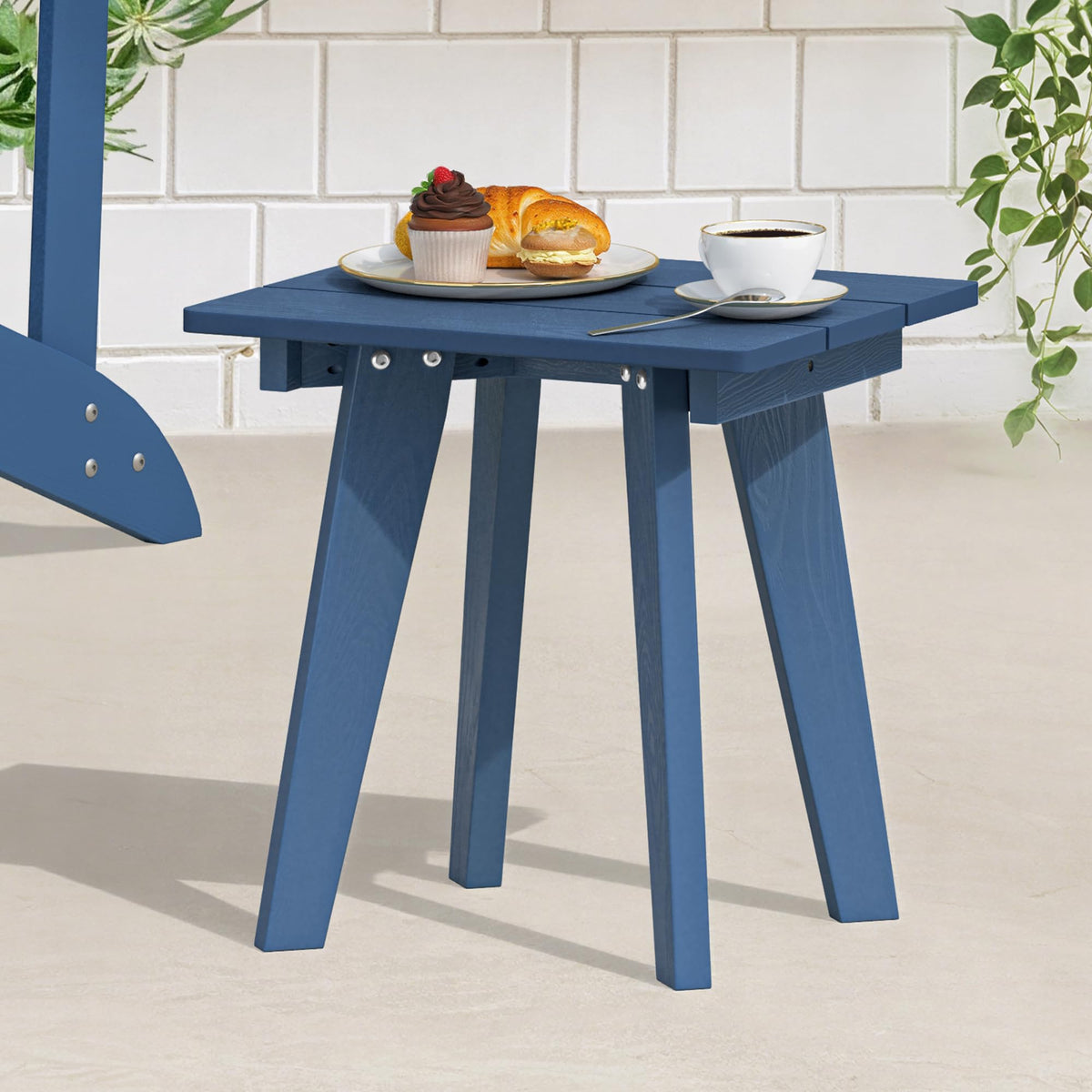 Homenjoy table supports up to 200 lbs for drinks and snacks