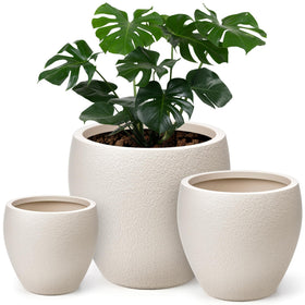 Homenote flower pots with a 14.5 inch top diameter for larger indoor plants.