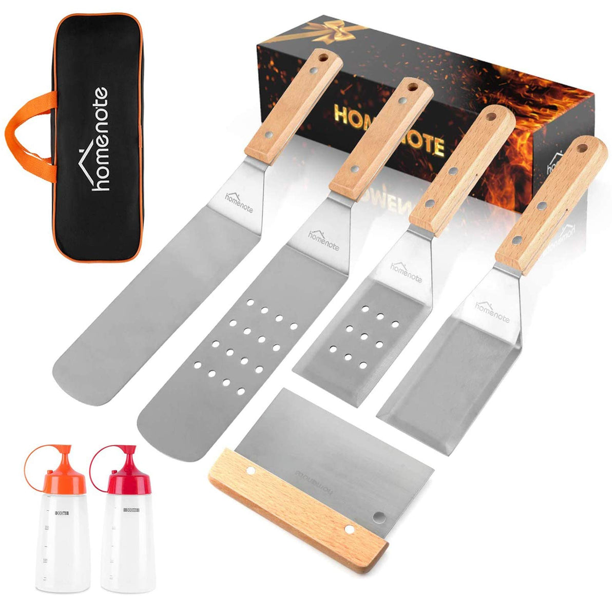 HOMENOTE griddle kit in gift box ready for gifting and storage.