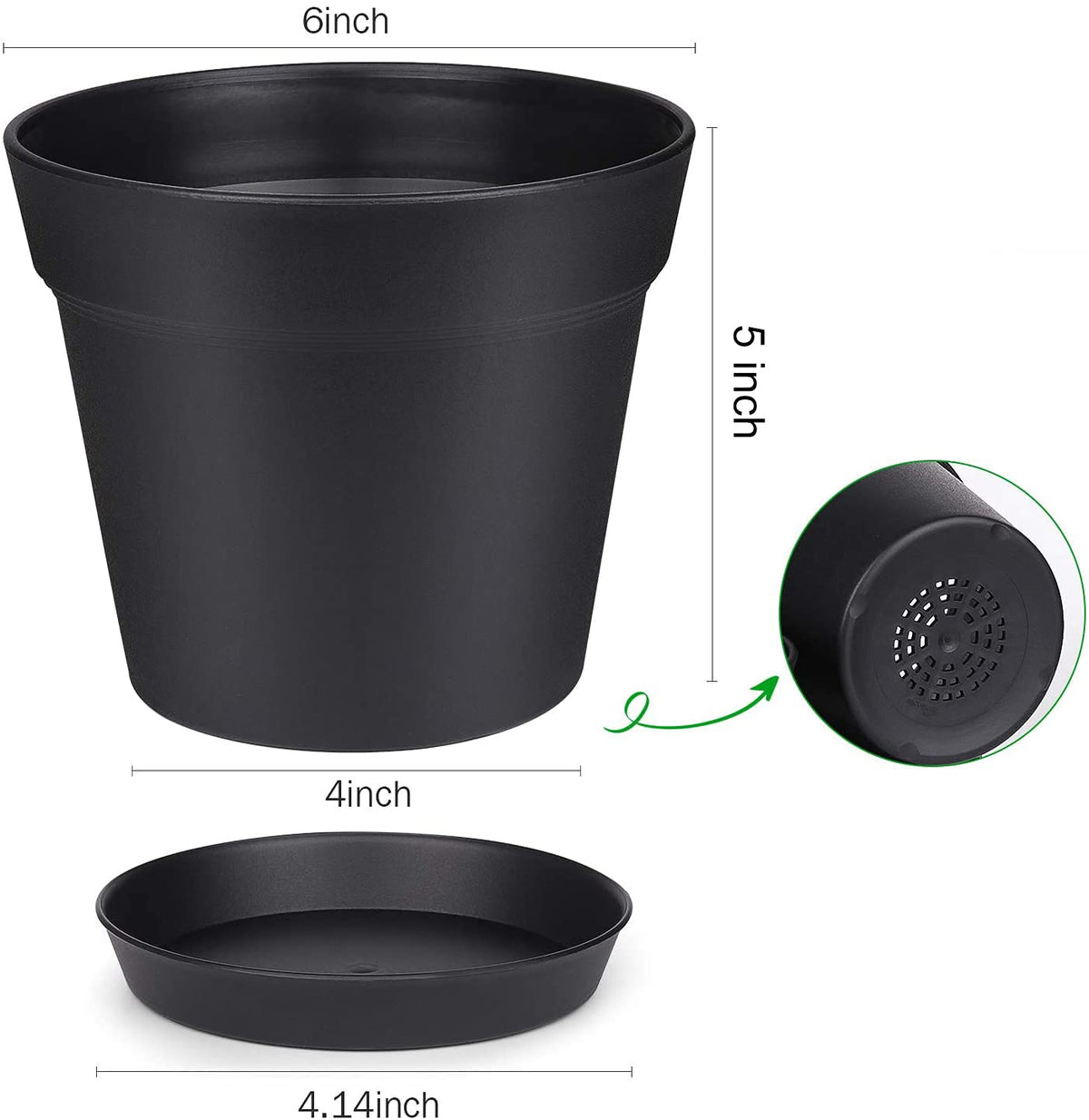 Homenote indoor-outdoor plant pots offer versatile placement and styling.
