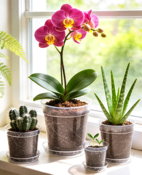 Squeeze-free removal helps transplant delicate seedlings without damage.
