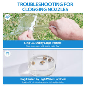 HOMENOTE rust-resistant design minimizes maintenance and clogs