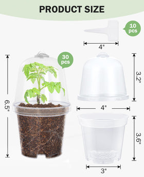 Homenote seed-starting pot supports propagation with ample drainage