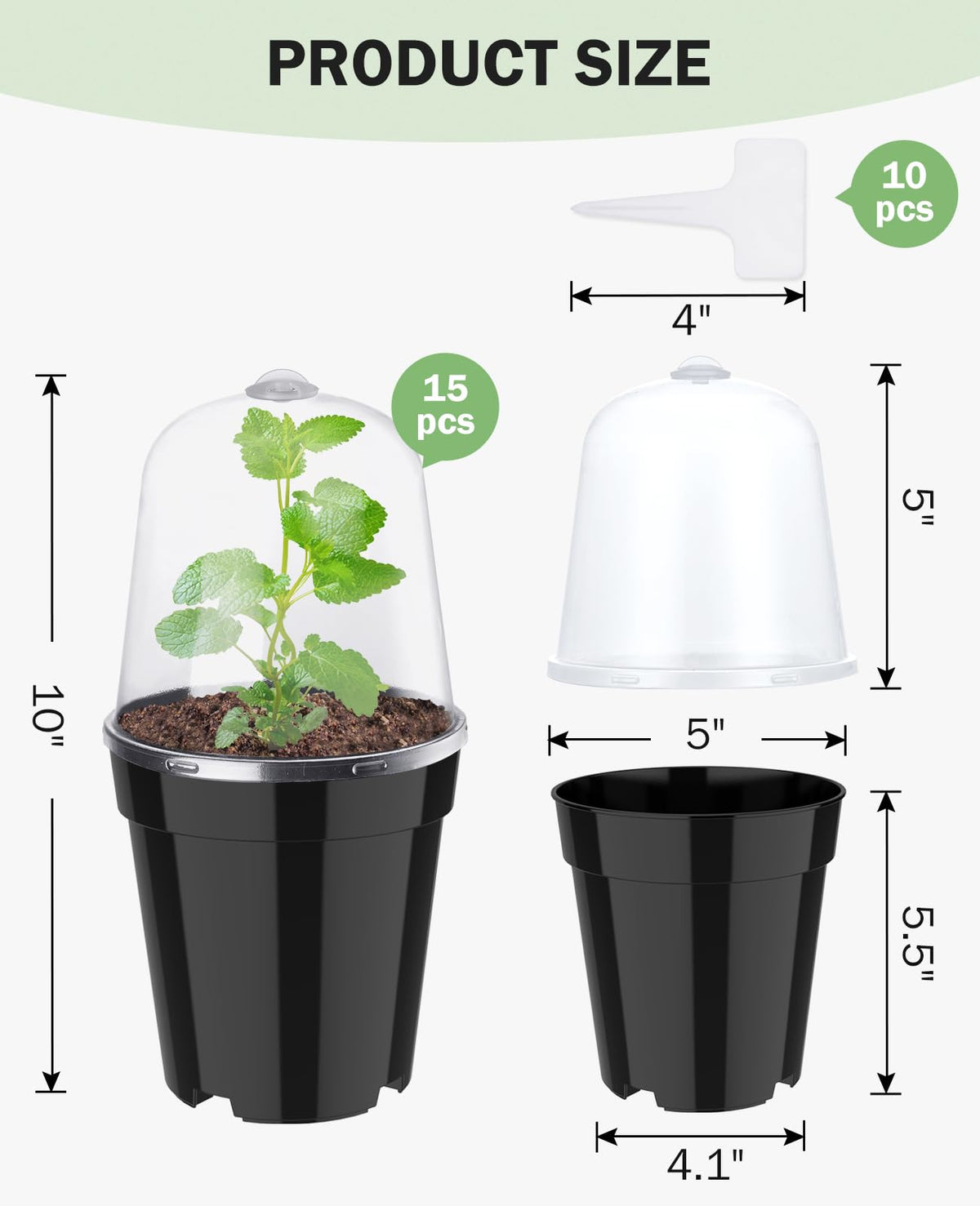 Homenote white plant tags included help label and organize plants.