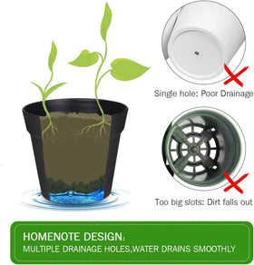 Homenote window-sill setup showing compact planters