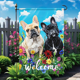HOMETITUTE 12x18 flag fits standard stands for easy display in yards.