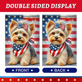 HOMETITUTE dog lover gift flag, charming outdoor accent for seasonal decorating.