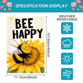 HOMETITUTE Gift-ready flag suited for housewarmings and spring or summer celebrations.