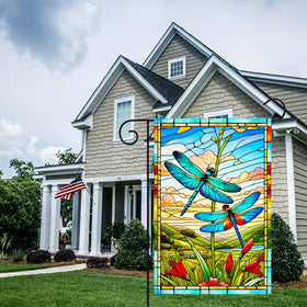 HOMETITUTE summer outdoor flag brings lively nature art to lawns and patios.