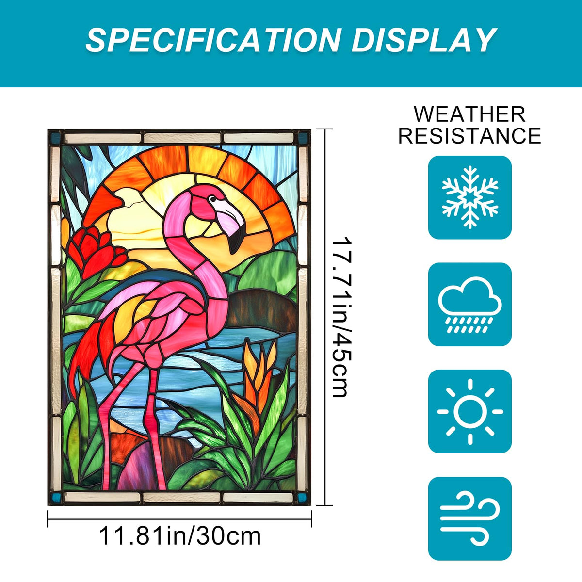 HOMETITUTE Tropical Flamingo Flag porch yard display for curb appeal