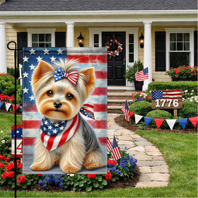 HOMETITUTE yard flag decor, bold colors for patios, lawns, and entryways.