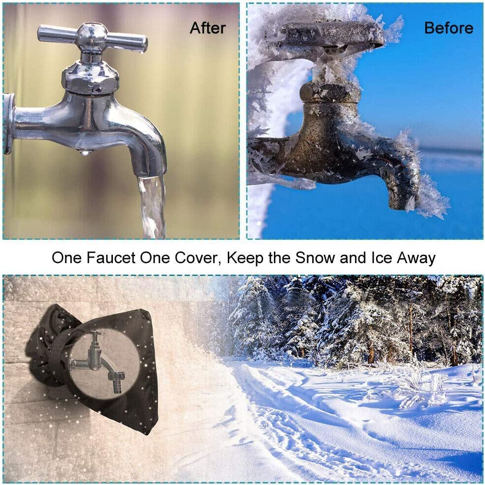 Hometopia insulated core with PP cotton improves warmth around the faucet