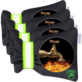 Hometopia outdoor faucet cover in winter fits spigots and hose bibs for winter protection