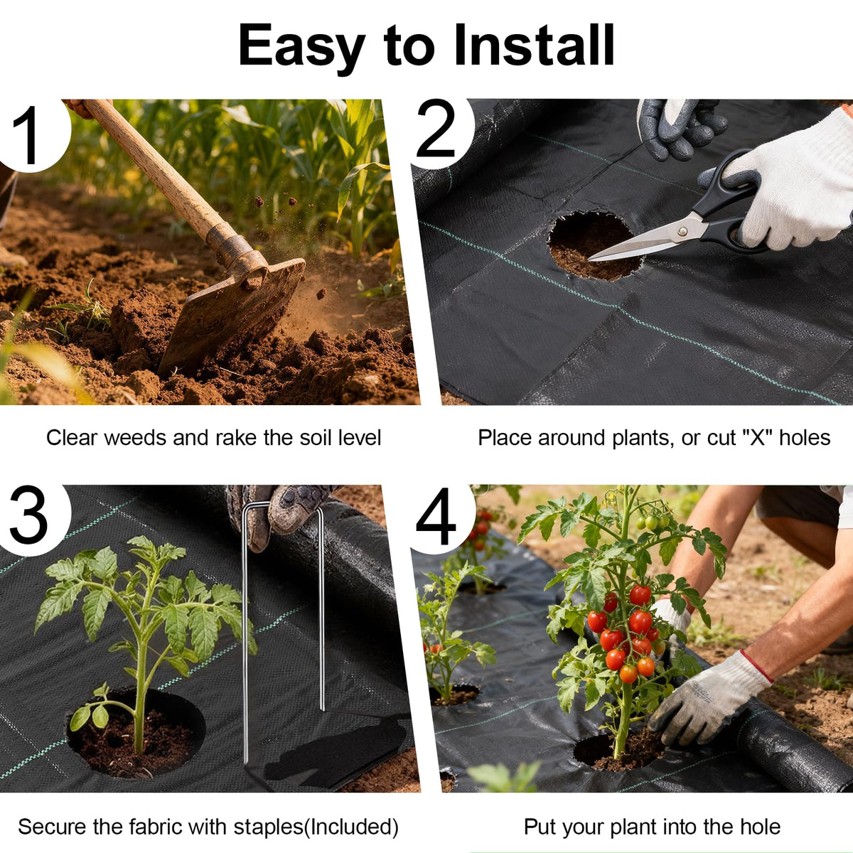 Homewarm ground-cover fabric supports greenhouse, yard, and driveway projects.