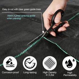 Homewarm installation with 10 steel staples ensures secure, simple setup.