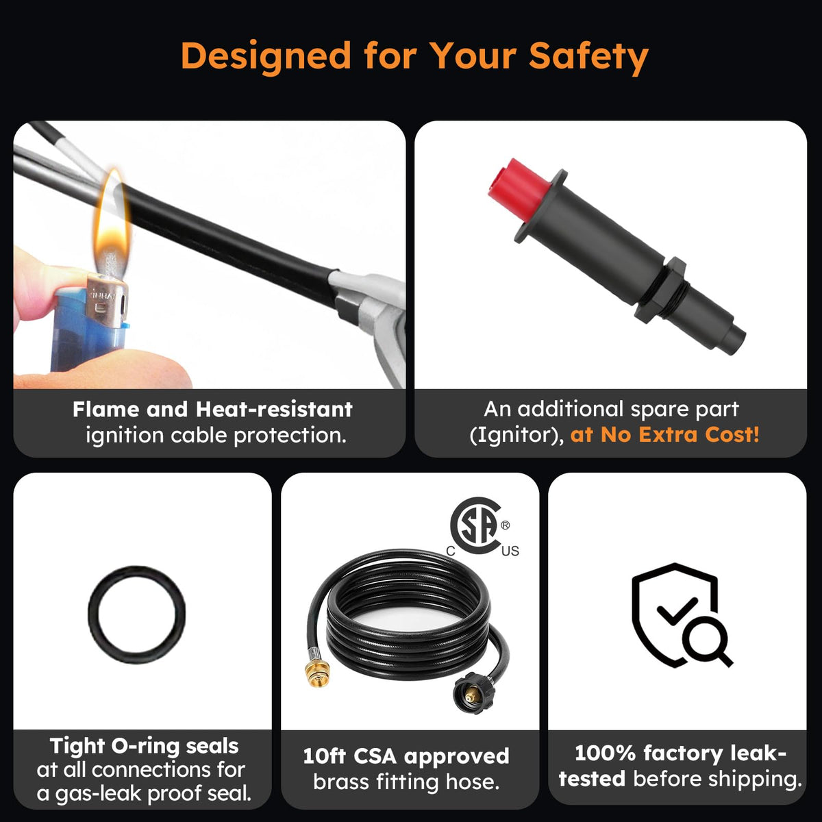 HomeyVenture propane torch doubles as kitchen blow torch and BBQ starter.