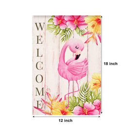HOMFREEST Double-sided printing flag ensuring clear view from both yard directions.