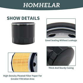 Homhelar 492932S oil filter for Craftsman supports easy maintenance.