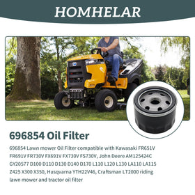 Homhelar 492932S oil filter for John Deere ensures durable filtration.