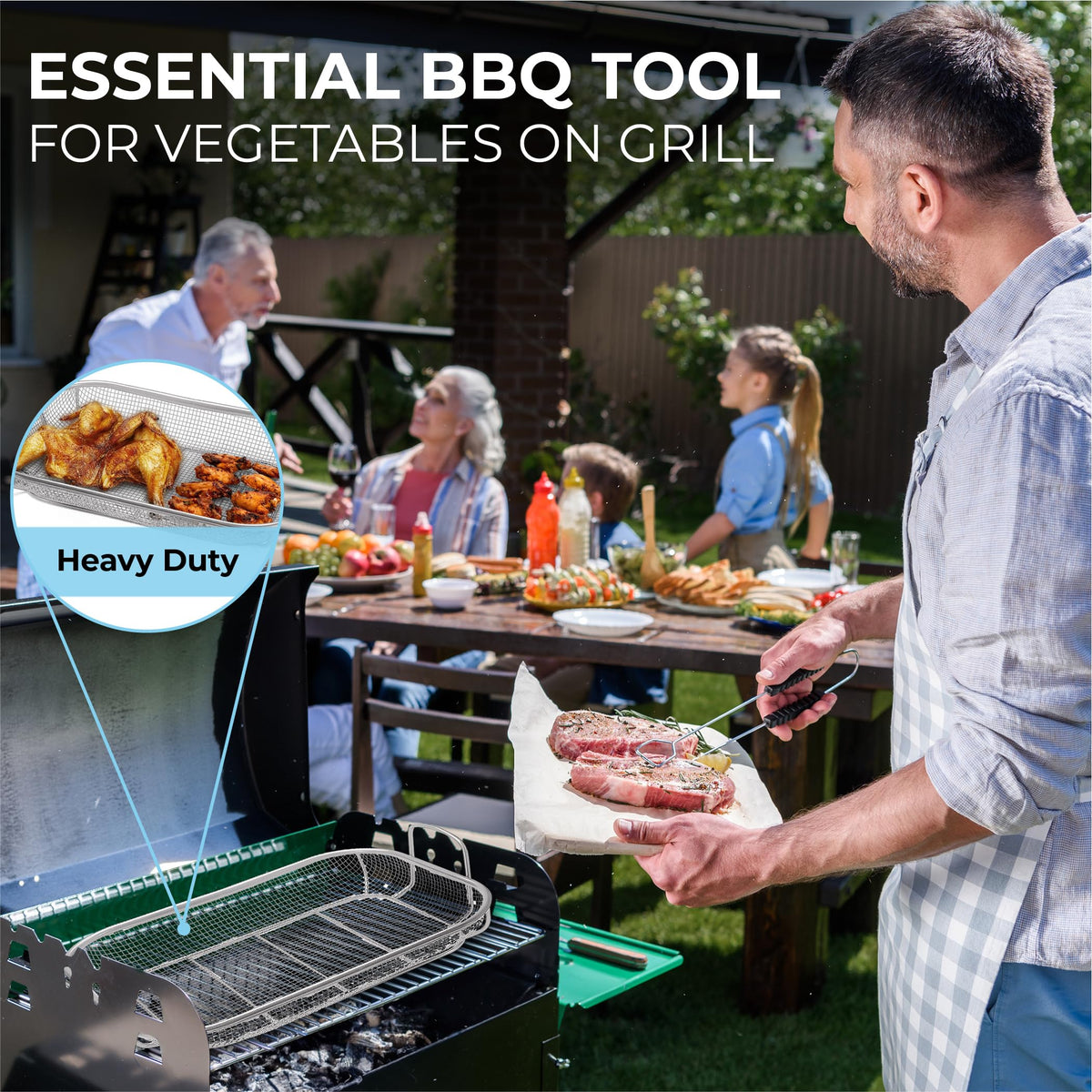 Homi Styes rustproof construction ensures reliable performance on grills.