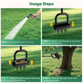 HOMIER soft grip T-bar provides comfortable extended use