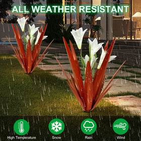 Homight metal agave indoor-outdoor use for versatile decorating options.