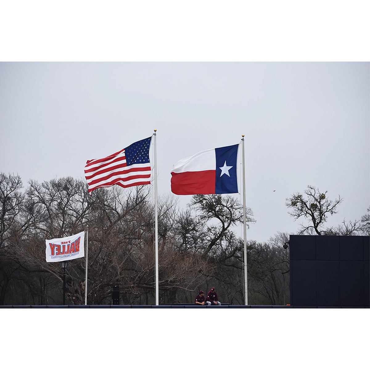 Homissor 210D nylon flag fabric resists fading in outdoor use.