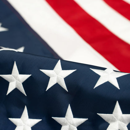 Homissor American Flag 2x3 outdoor with brass grommets for durable display.