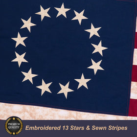 Homissor flag with brass grommets enables easy, secure mounting