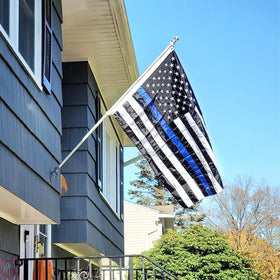 Homissor flag can fly on a pole or be wall-mounted.