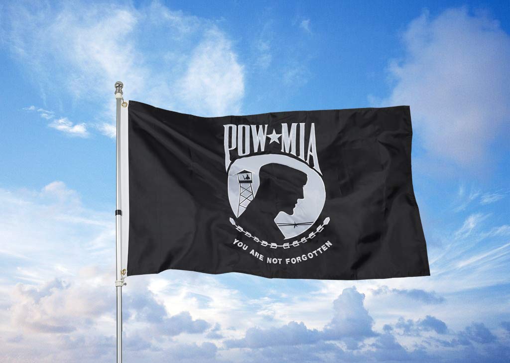 Homissor POW MIA flag, pole not included in packaging