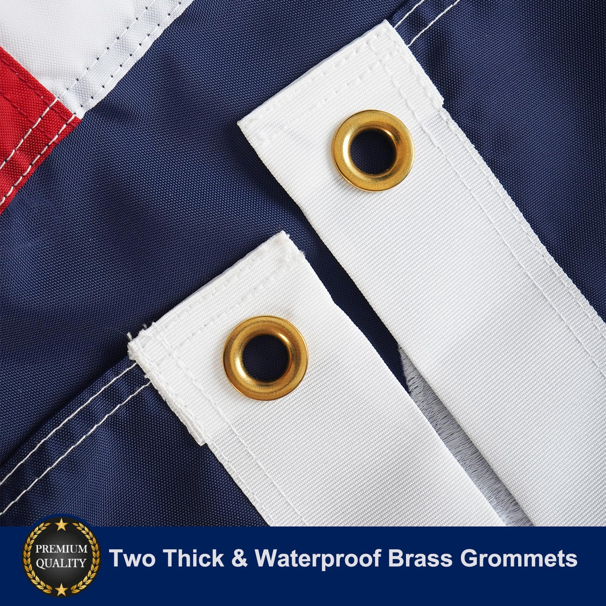 Homissor flag colors stay bright and flutter gracefully in the breeze.