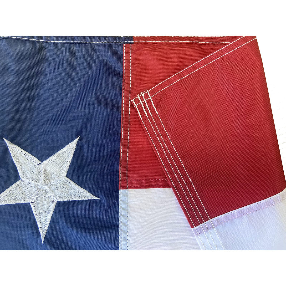 Homissor flag colors stay bright and fly in breeze.