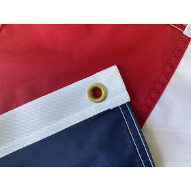 Homissor flag fly end with lock stitching for longevity.