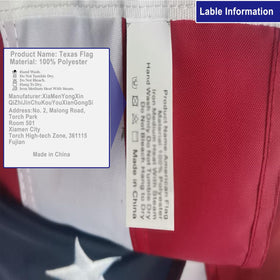 Homissor Texas flag makes a bold, prideful gift for Texas lovers.