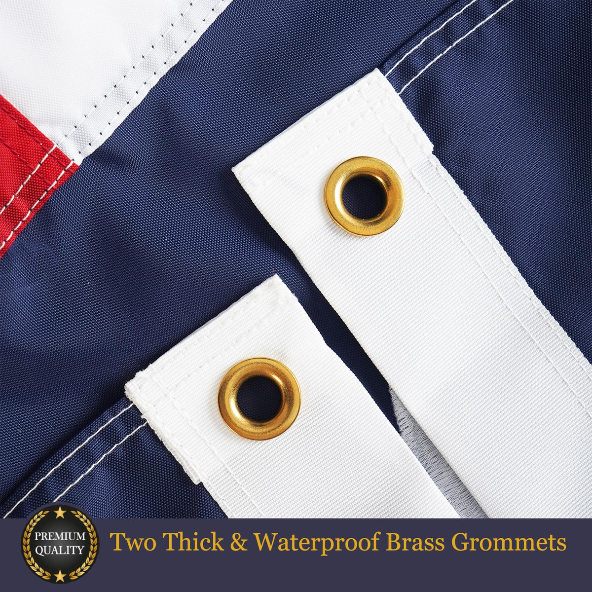 Homissor Texas flag uses tear-resistant nylon for long-lasting outdoor use.