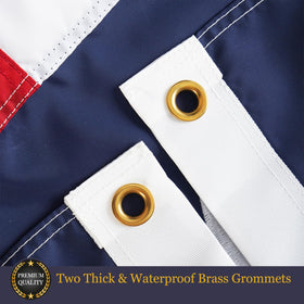 Homissor Texas flag uses tear-resistant nylon for long-lasting outdoor use.
