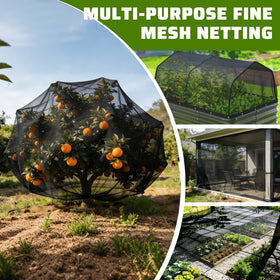 Homiton bird and small-animal netting allows easy gardening planning