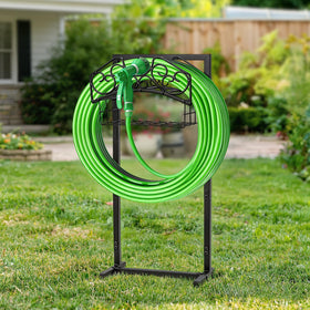 Ideal for yards, gardens, and farms to store hoses neatly with ease.