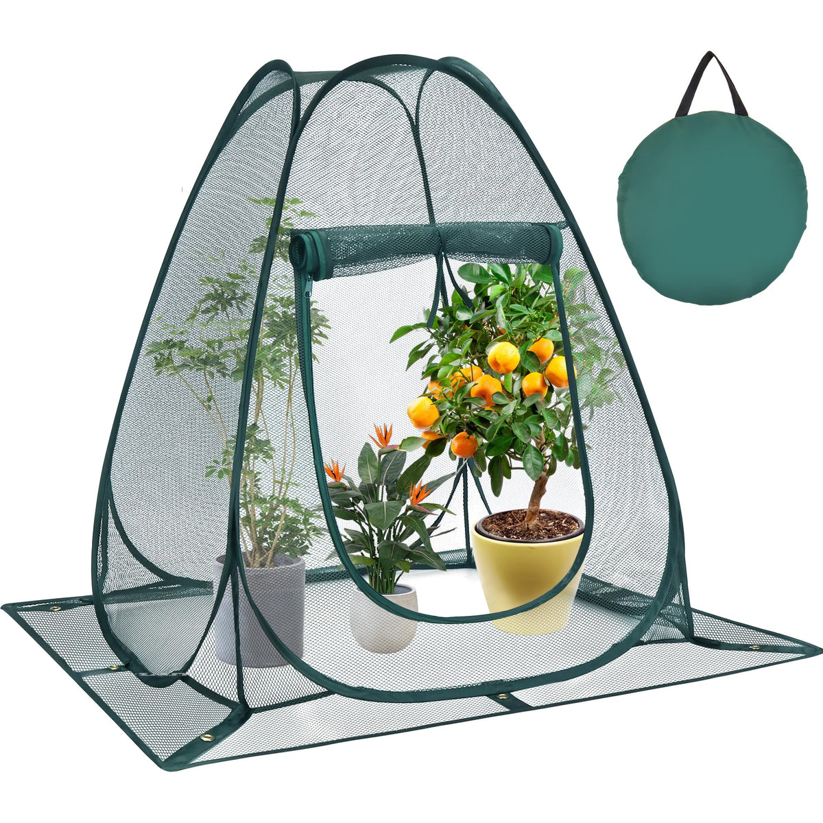 Homiton Pop Up Garden Netting Cover for easy setup and plant protection.