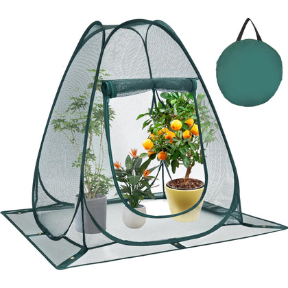 Homiton Pop Up Garden Netting Cover for easy setup and plant protection.