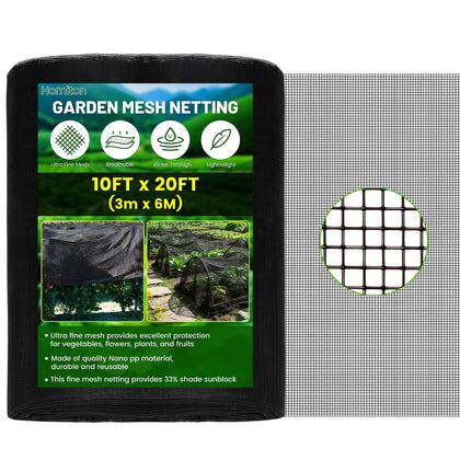 Homiton Stronger Garden Netting ultra-fine mesh protects vegetables from birds
